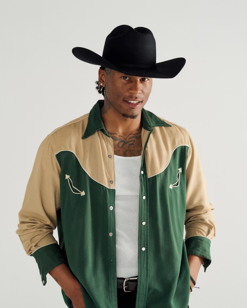 Cattleman Wool Cowboy Hat, Black
