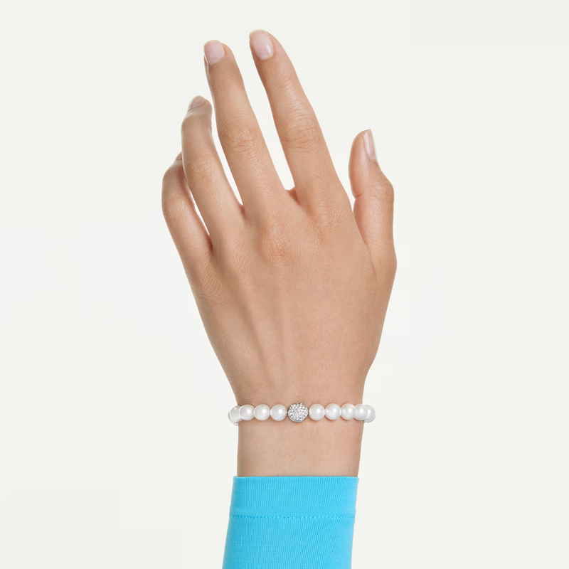 Crystal Pearl Matrix Bracelet