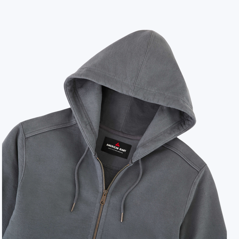 Branded Women's American Giant Classic Full Zip Heavyweight Fleece Hoodie