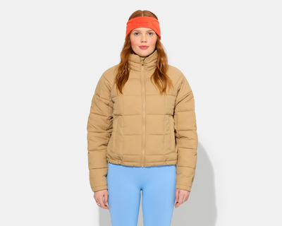 Nellie Packable Puffer Jacket, Chai