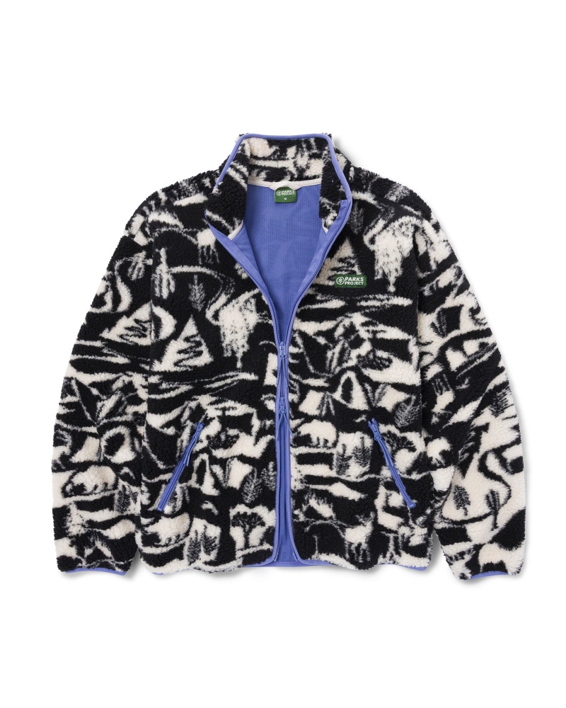 Park Shadows Full Zip High Pile Fleece