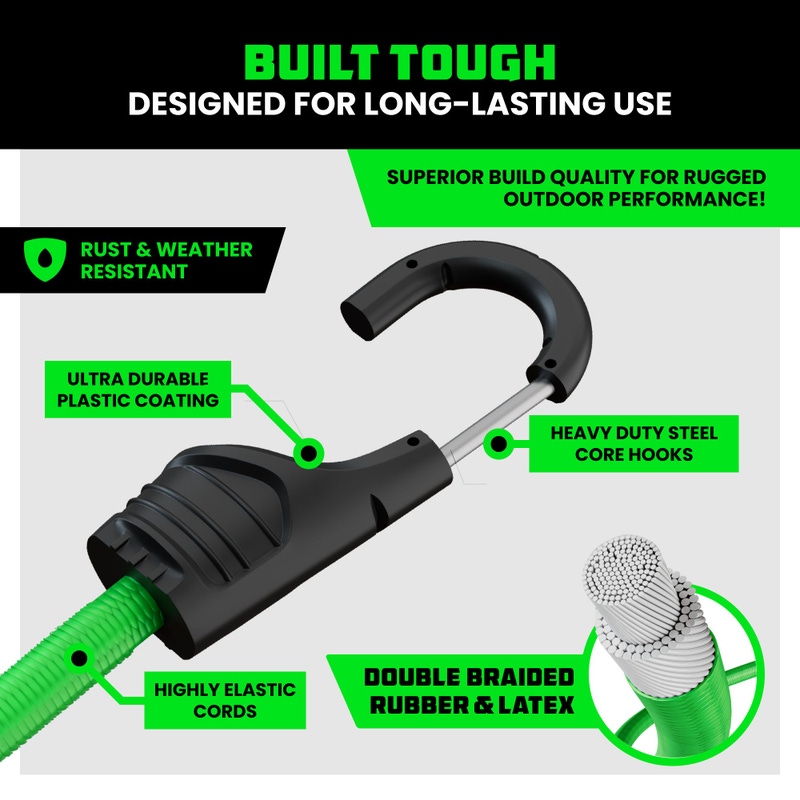 28 Piece Bungee Cord Set