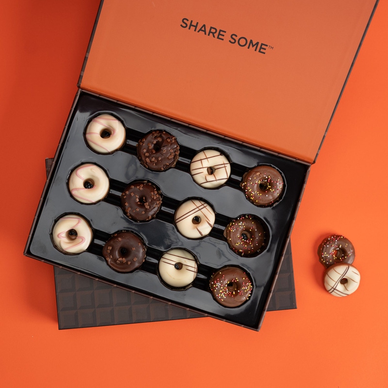 Mini Ganache Donuts