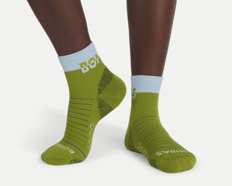 Men's Merino Wool Blend Hiking Quarter Socks