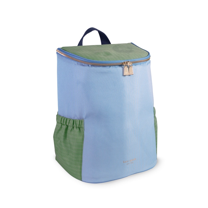 Petite Stripe Backpack Cooler Bag