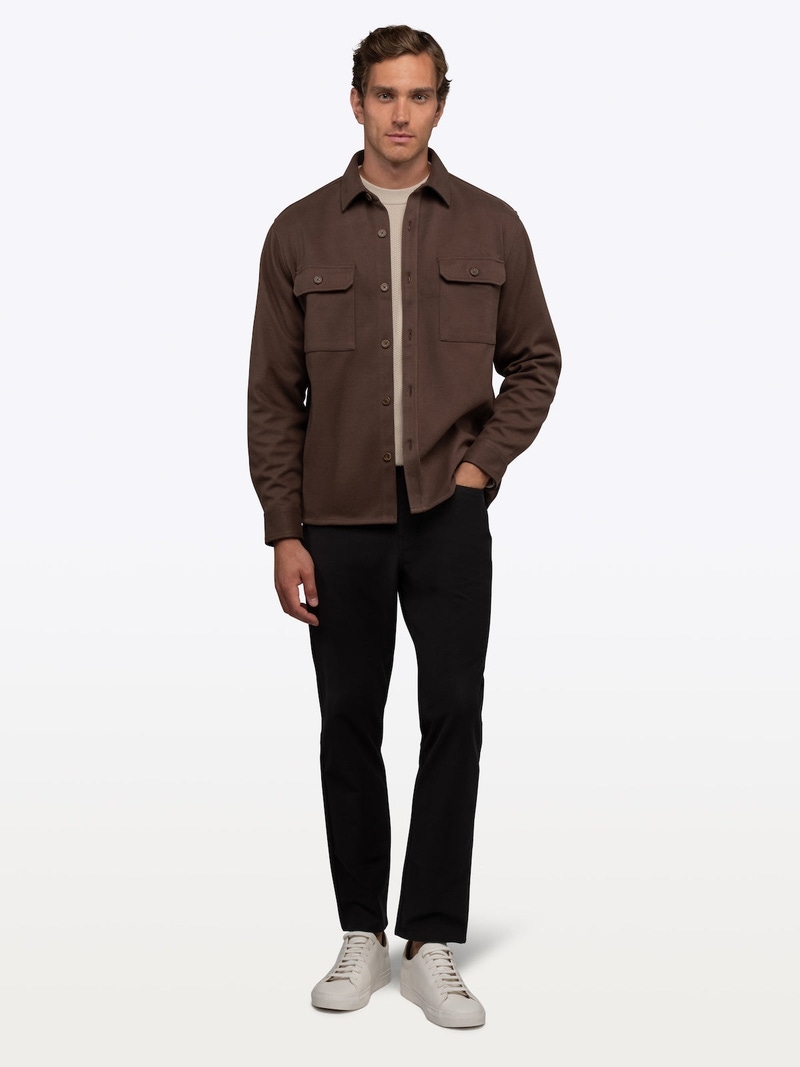 Men's District Heavyweight Overshirt,  Burnt Oak