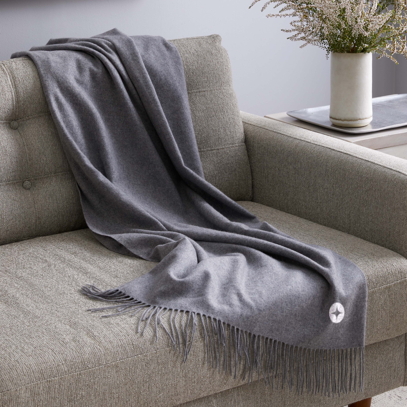 Branded Mongolian Cashmere Throw