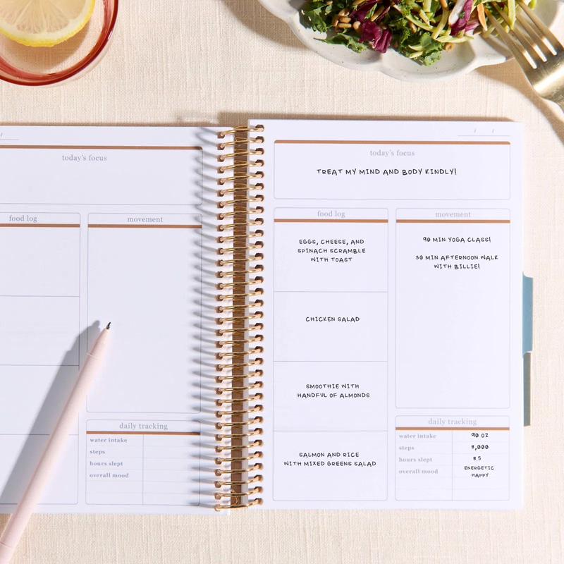 A5 Coiled Wellness Planner
