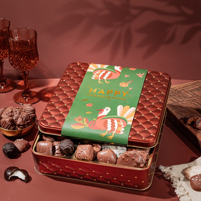 Pre-Order Thanksgiving Assorted Chocolate Gift Tin