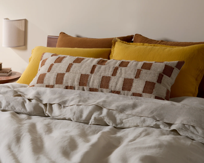 Modern Wool Lumbar Pillow Cover