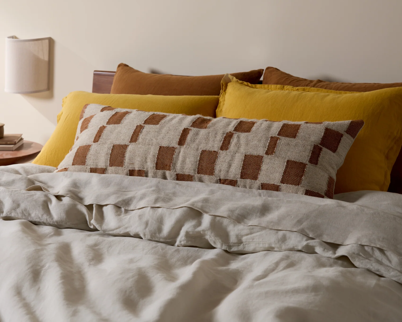 Modern Wool Lumbar Pillow Cover