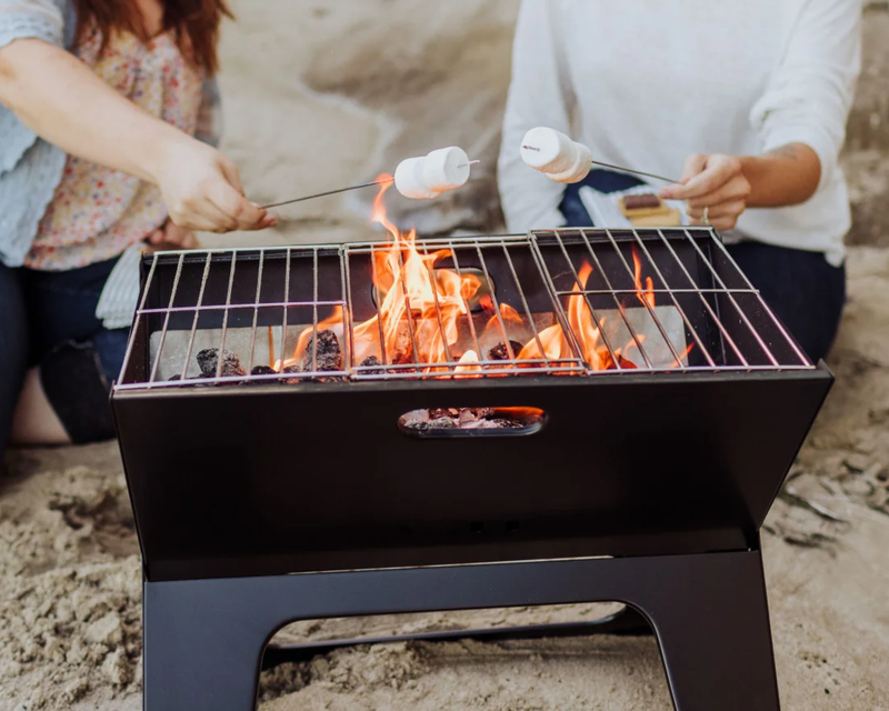 NCAA Portable Charcoal BBQ Grill