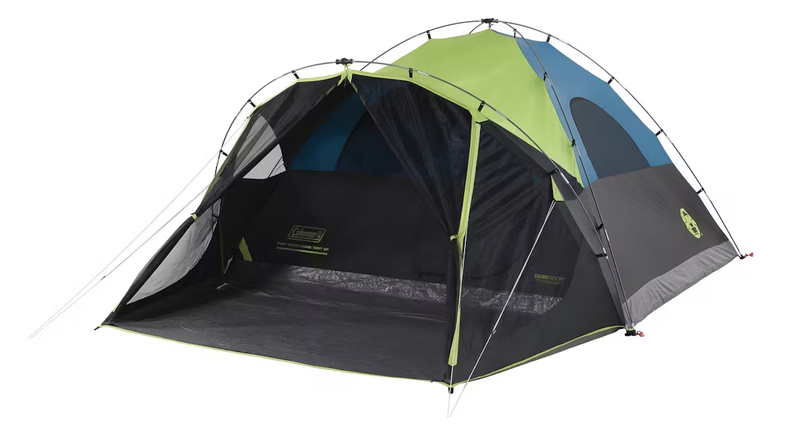 6-Person Carlsbad Dark Room Dome Camping Tent with Screen Room