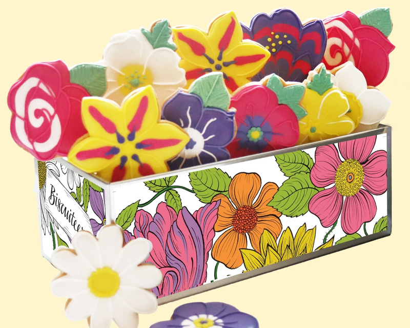 Biscuiteers Bouquet Luxe Biscuit Tin