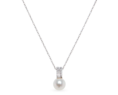 Diamond Mini Bar Necklace
