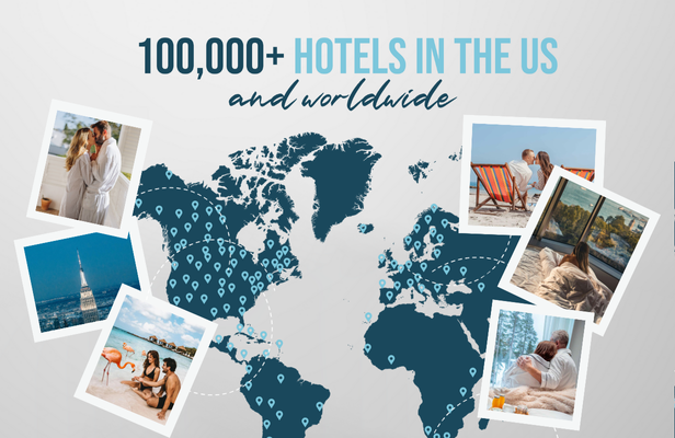 European Escape 1 Night Hotel Getaway for Two