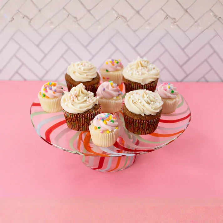 Reversible Cake Stand & Chip and Dip Platter