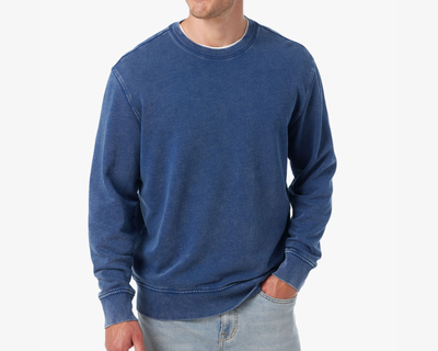 Saltaire Crewneck, Navy
