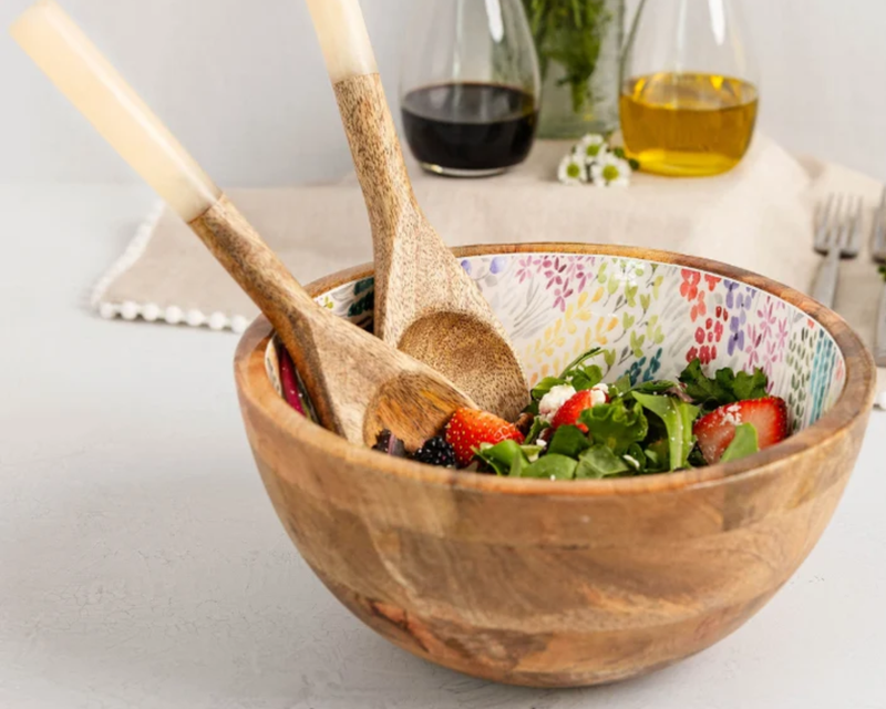 Medium Floral Gold Foil Bowl