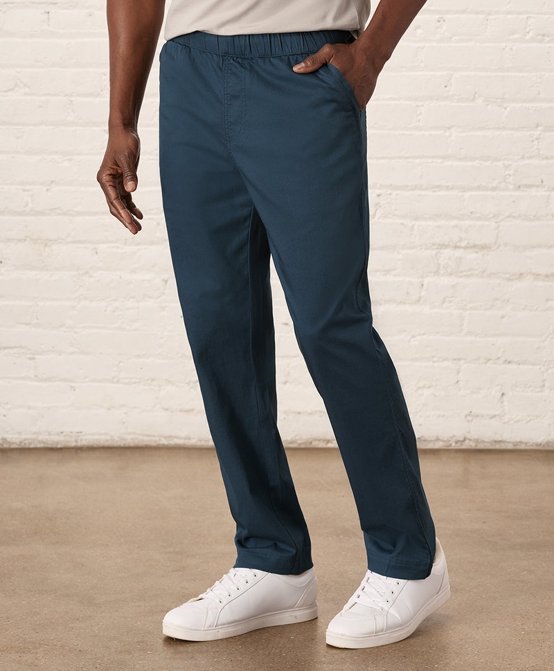 Men's Organic Daily Twill Midweight Pant, French Navy