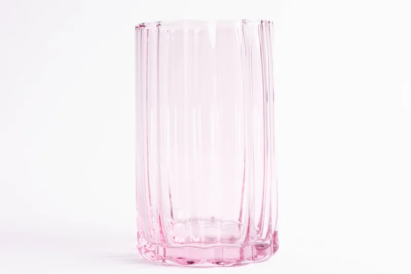 Scalloped Rim 16oz Tumbler Glass, Set of 4