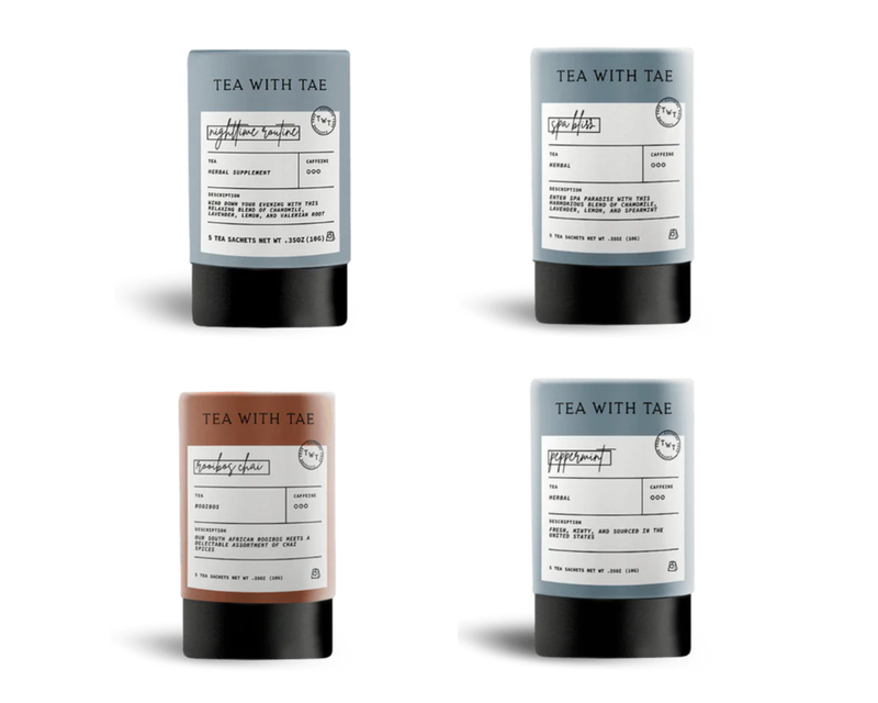 4-Pack Mini Hot Tea Tubes