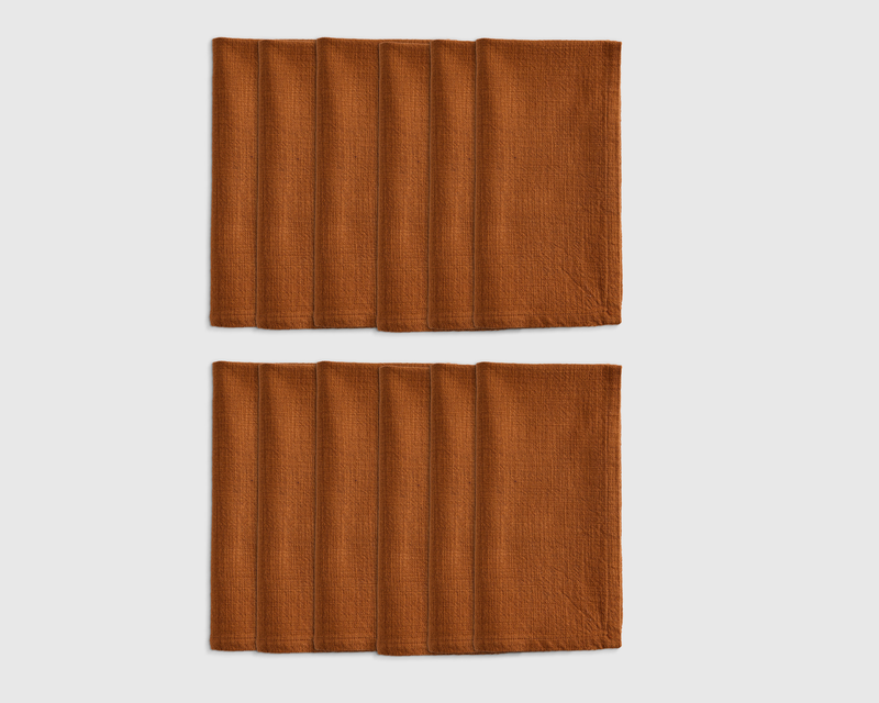 Organic Cotton Napkins, Set of 12