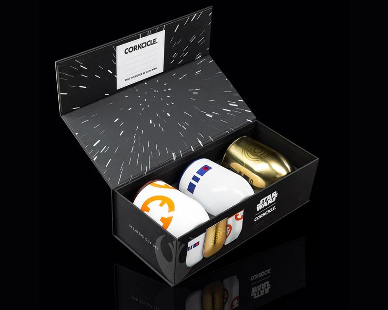 Star Wars Droids Stemless Wine Glass Set of 3