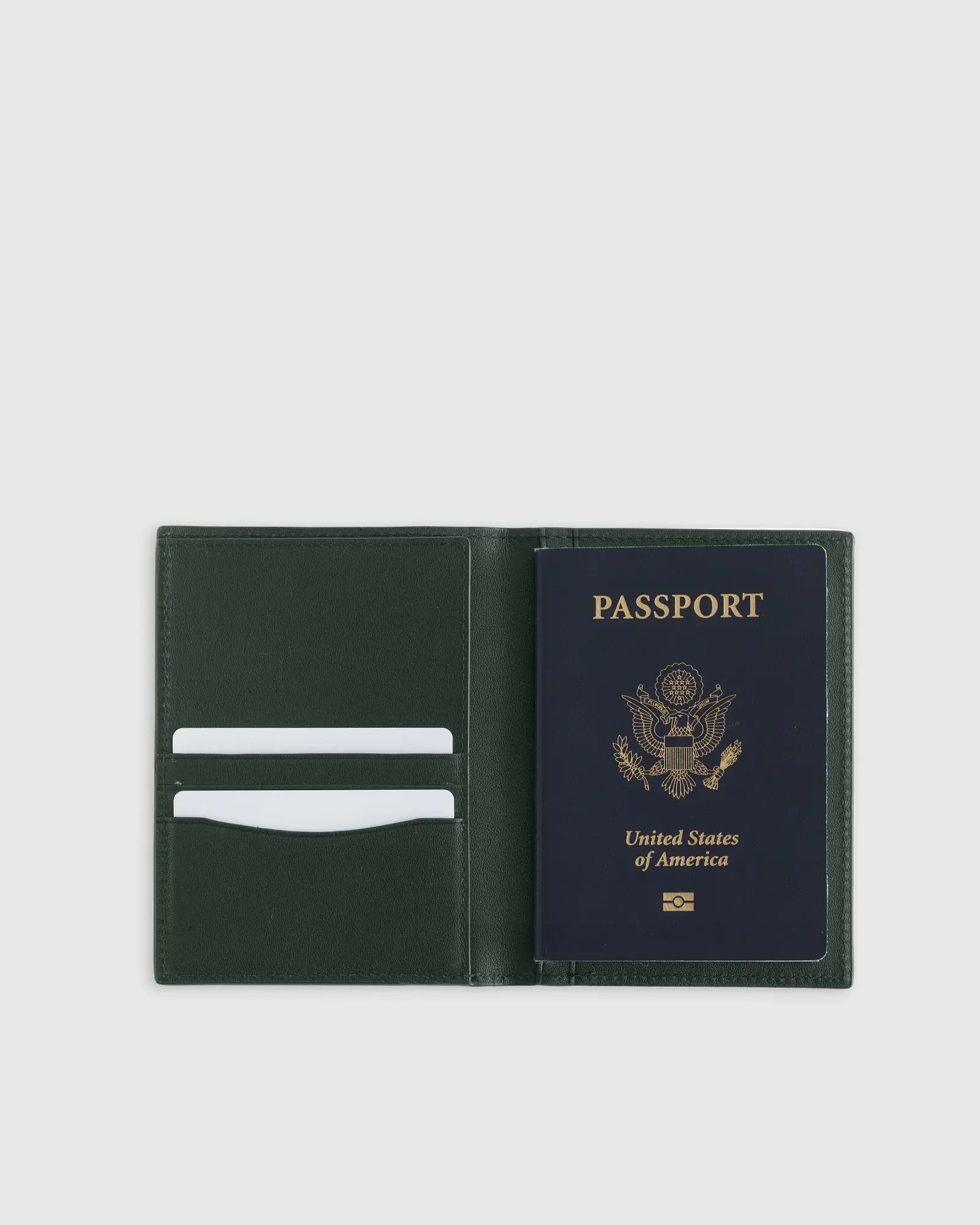 Quince Nappa Leather Passport & Luggage Tag - Thumbnail 3