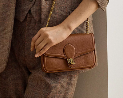 Bradley Small Pebbled Leather Crossbody Wallet