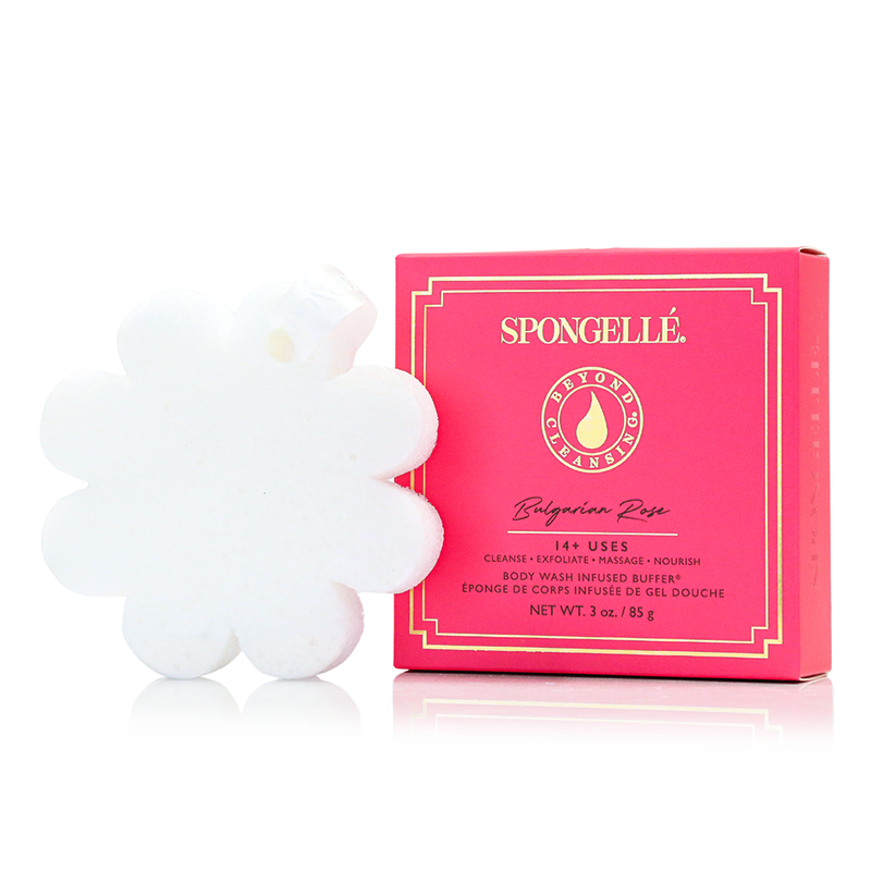 Boxed Flower Body Wash Infused Sponge