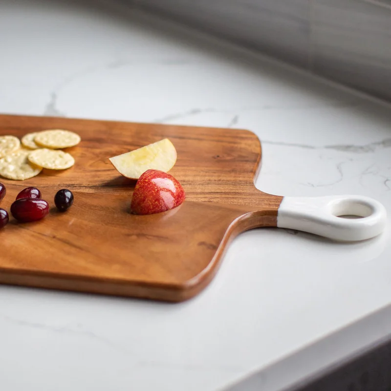 Acacia Wood Square Charcuterie Board