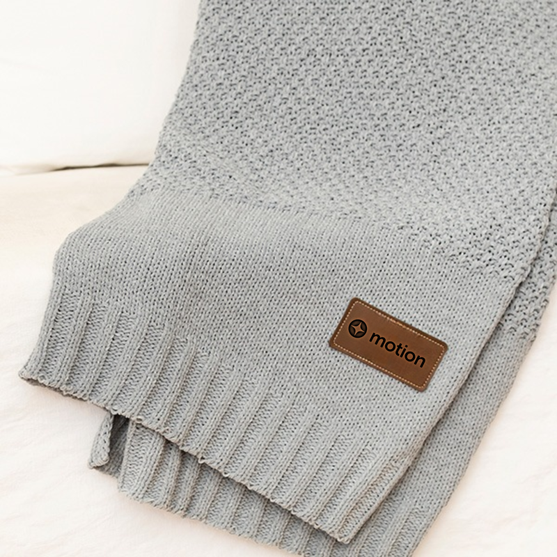 Branded Newport Crochet Knit Blanket