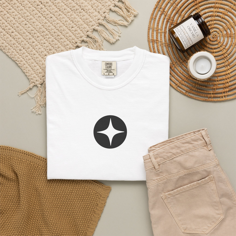 Branded Unisex Garment-Dyed T-shirt