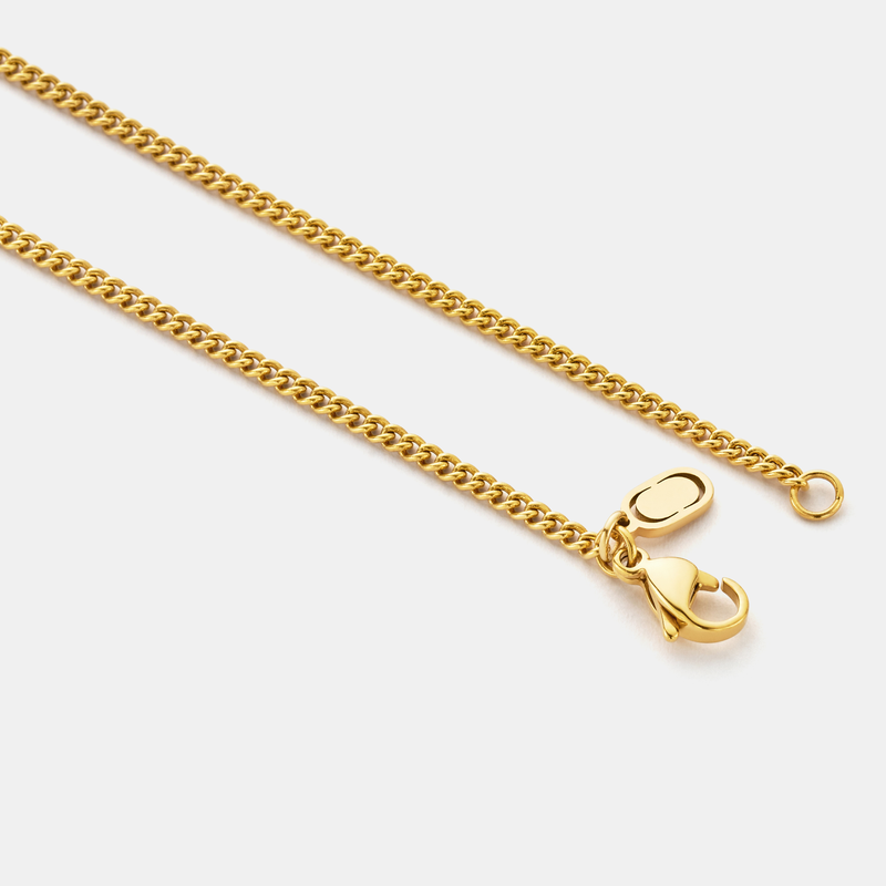 18K Gold Connel Chain 2mm