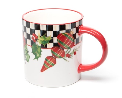 Deck The Halls Mugs, Set of 4
