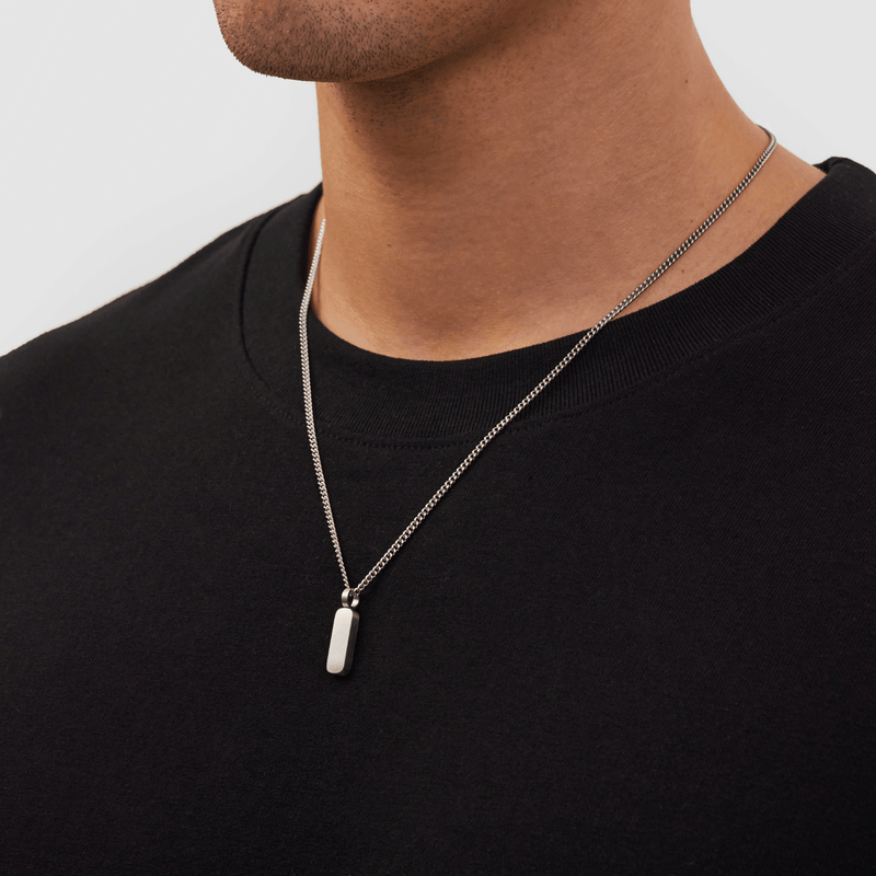 Silver Totem Pendant Necklace