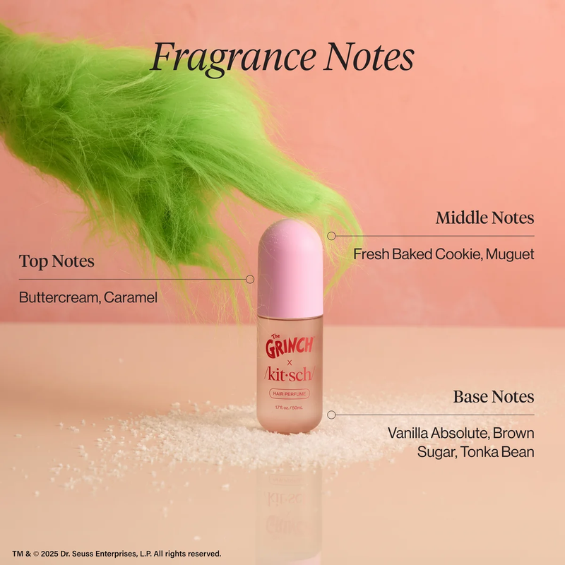 The Grinch x Kitsch Hair & Body Perfume Mist