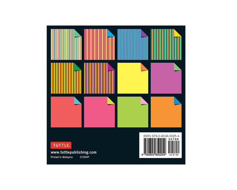 Origami Paper 300 Sheets Stripes and Solids