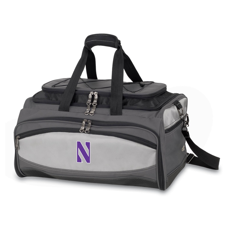 NCAA Portable Charcoal Grill & Cooler Tote