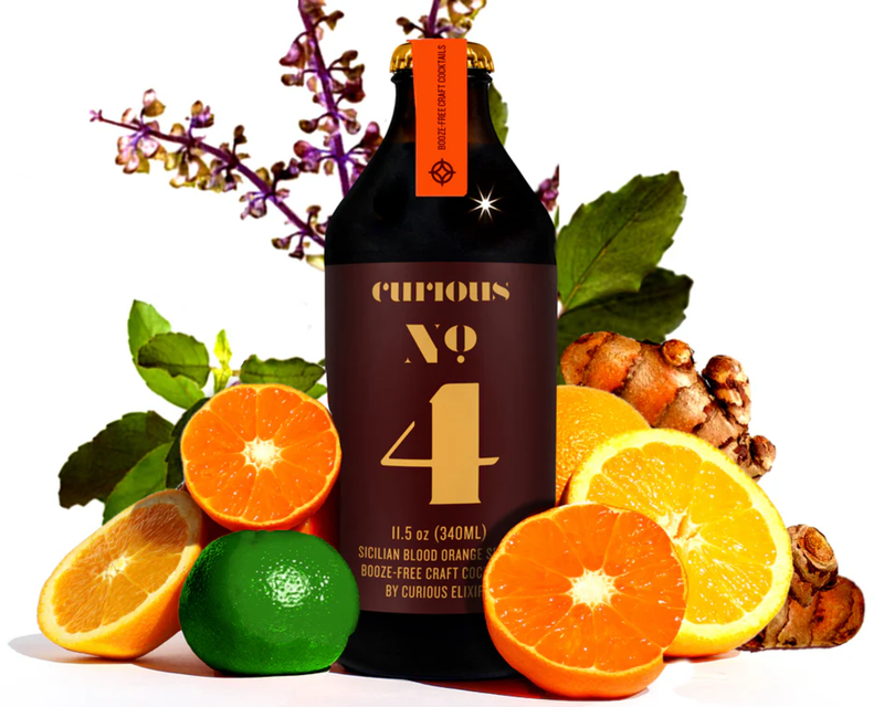 Curious Elixirs Non-Alcoholic Cocktail 4-Pack