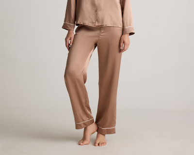 100% Washable Silk Satin Pajama Pant
