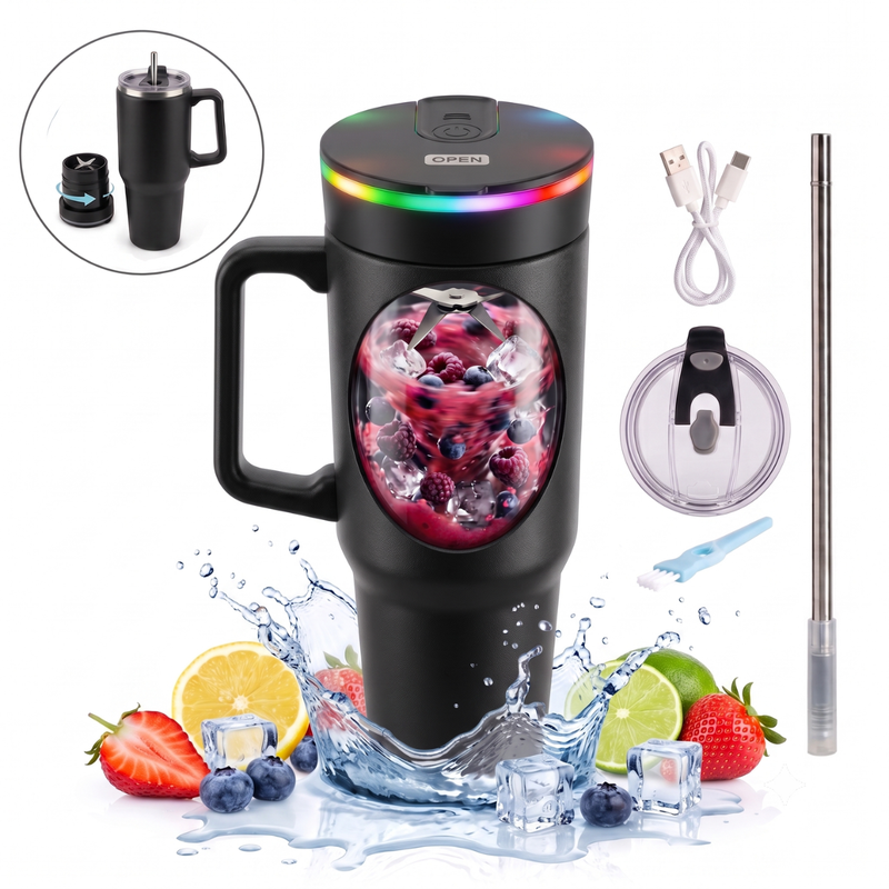BLENDi Steel 180W Insulated Portable Blender 21oz