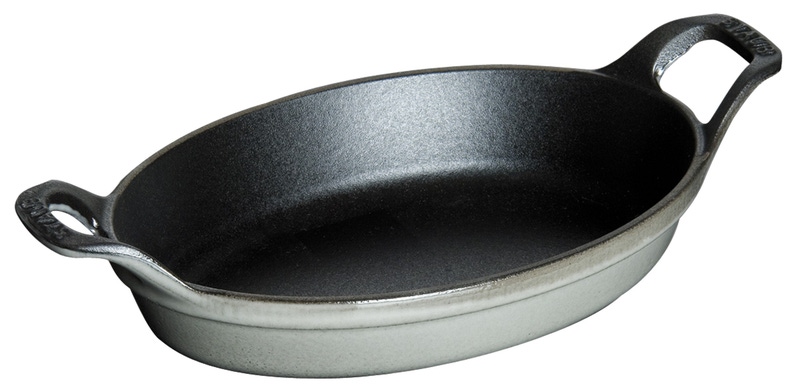 Cast Iron 5.5" Mini Oval Gratin Baking Dish