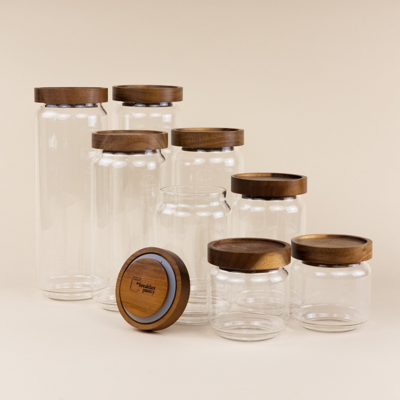 The Glass Canister Eight Set