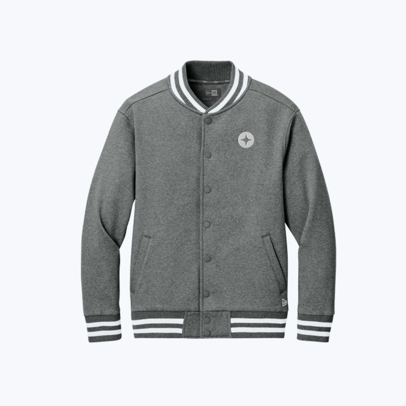 Branded Varsity Heavyweight Fleece Jacket