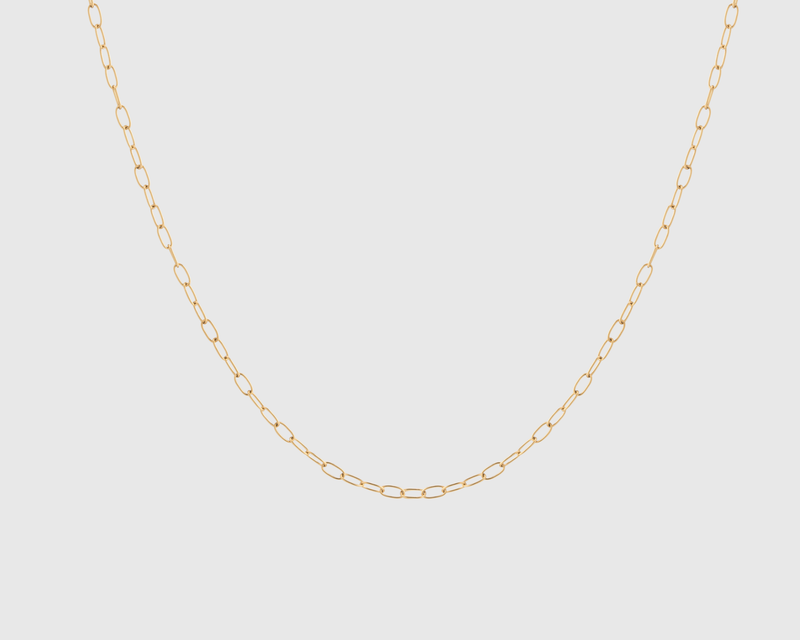 Unbreakable Mini Paperclip Chain Necklace