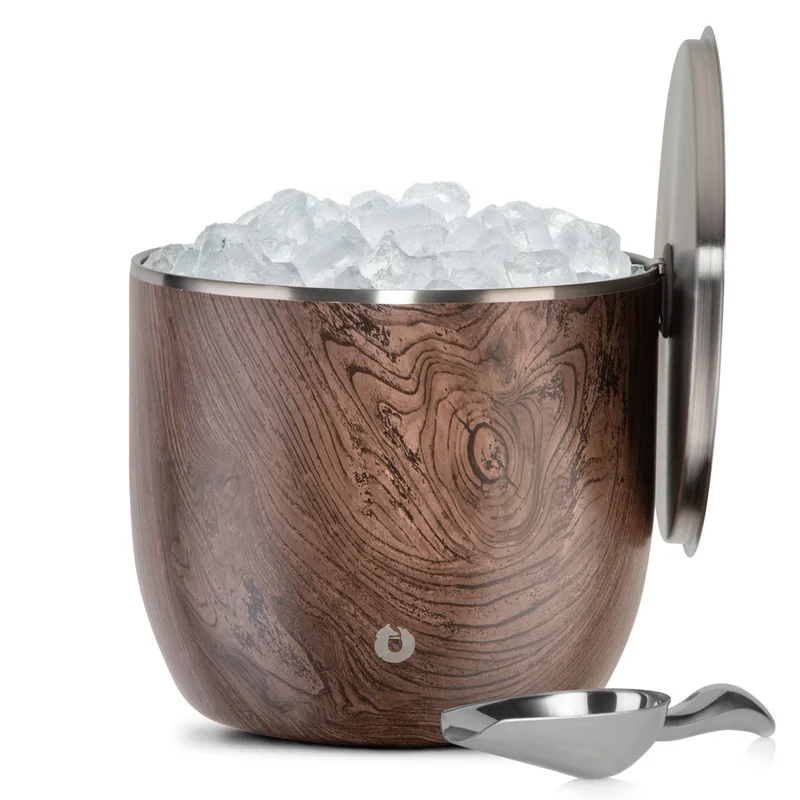 Extra Large Ice Bucket with Lid and Ice Scoop