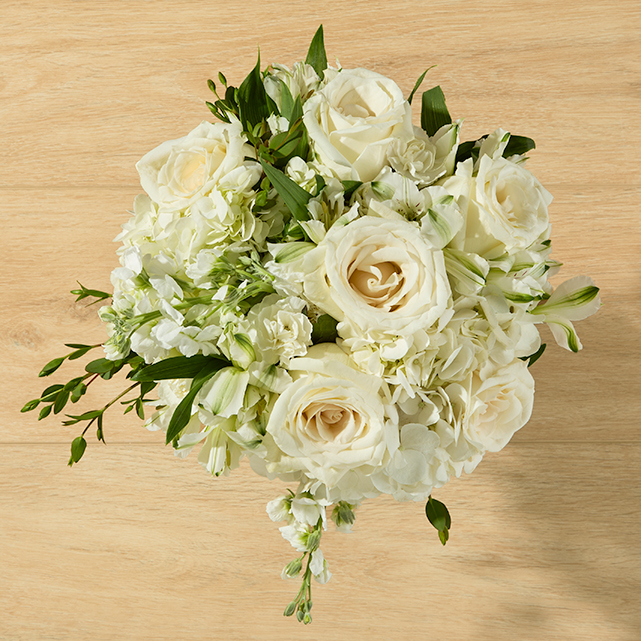 With Sympathy Bouquet with  Montecito Vase