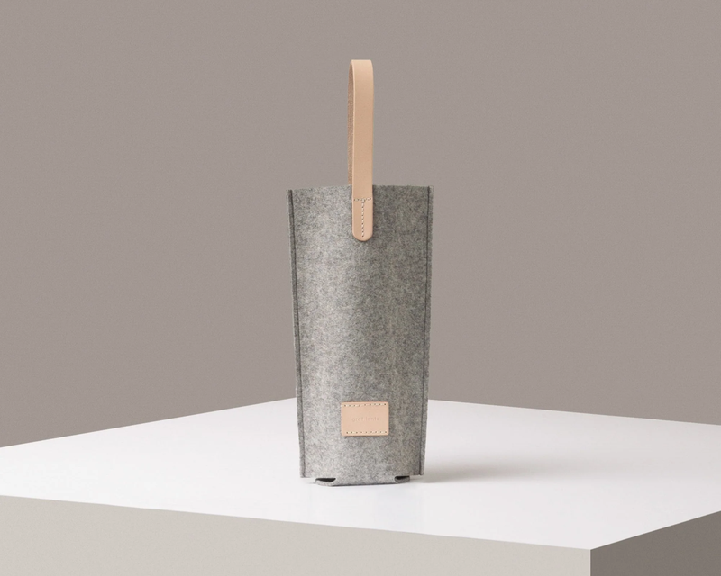 Merino Wool Bottle Bag
